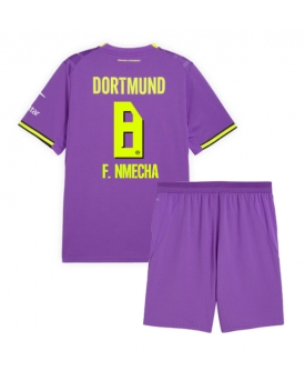 Borussia Dortmund Felix Nmecha #8 Maglia Gara Terza Repliche 2026-27 Bambino Maniche Corte Borussia Dortmund Felix Nmecha #8 Maglia Gara Terza Repliche 2026-27 Bambino Maniche Corte